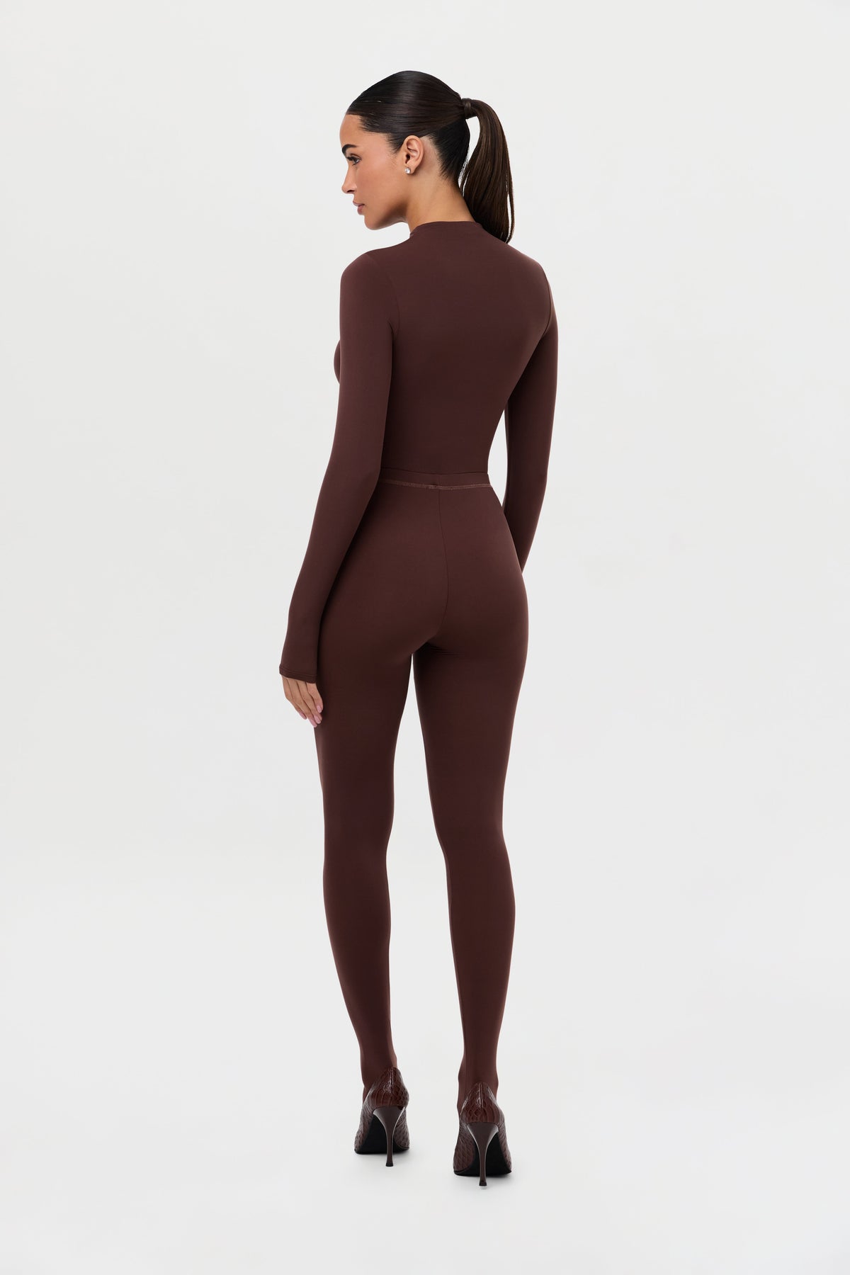 Naked Mock Neck Top