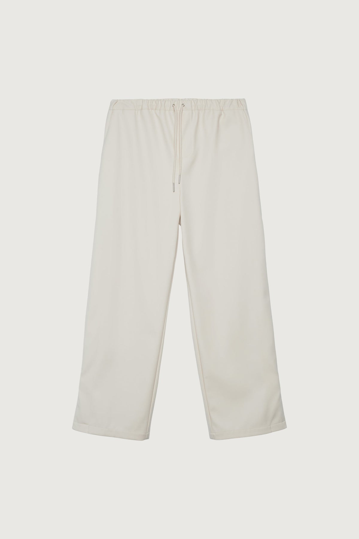 ELASTIC WAIST NYLON PANT
