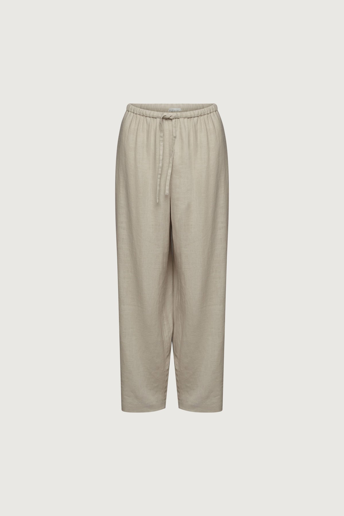 LINEN BLEND WIDE LEG PANT