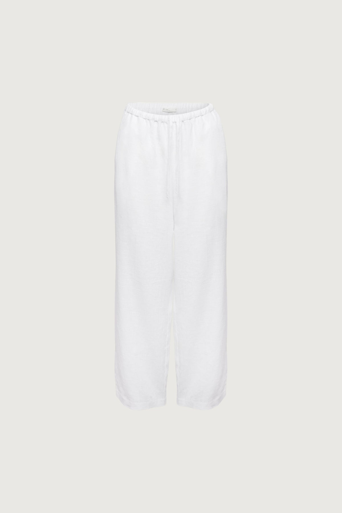 LINEN BLEND WIDE LEG PANT