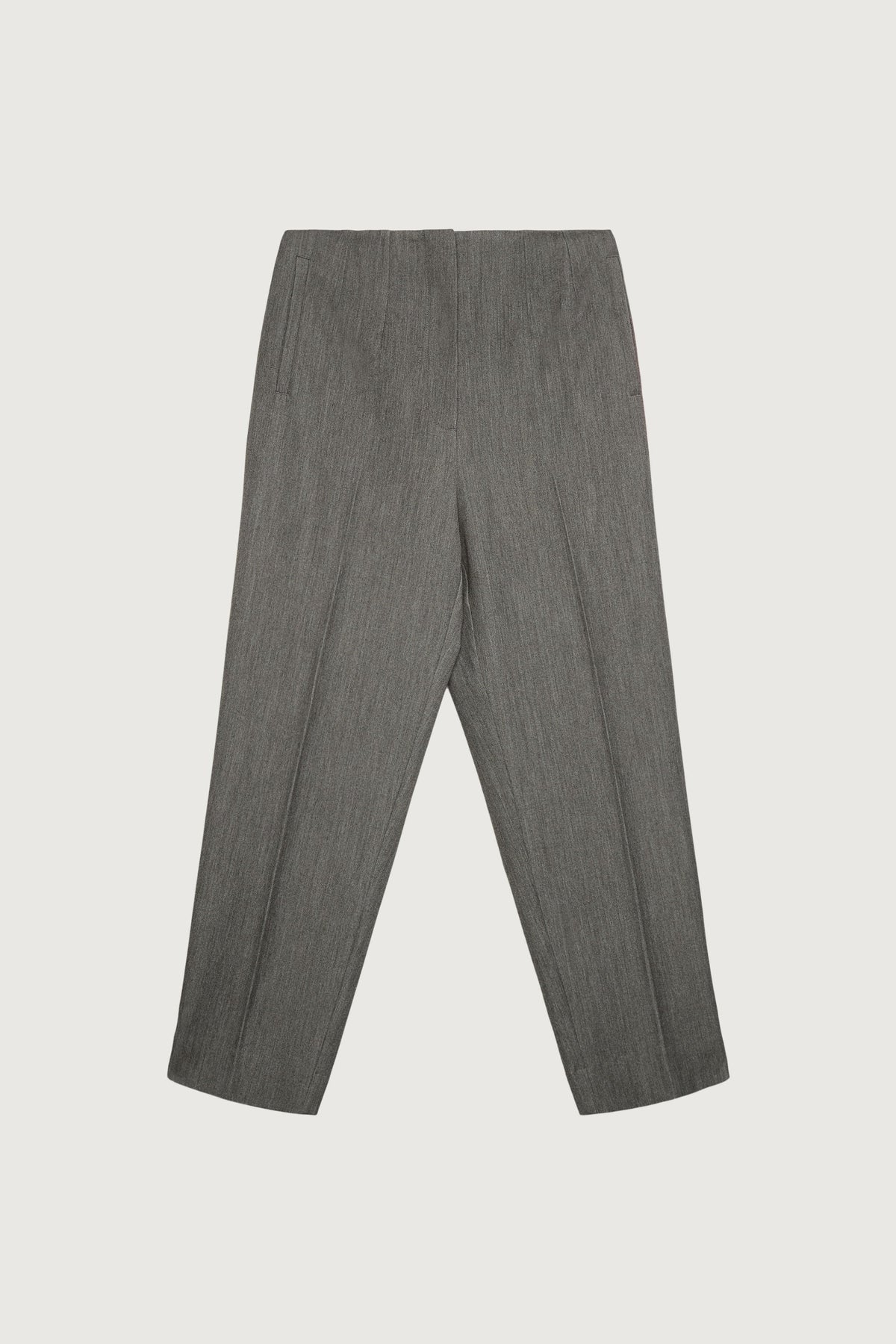 HIGH-RISE WAIST TAPERED TROUSER