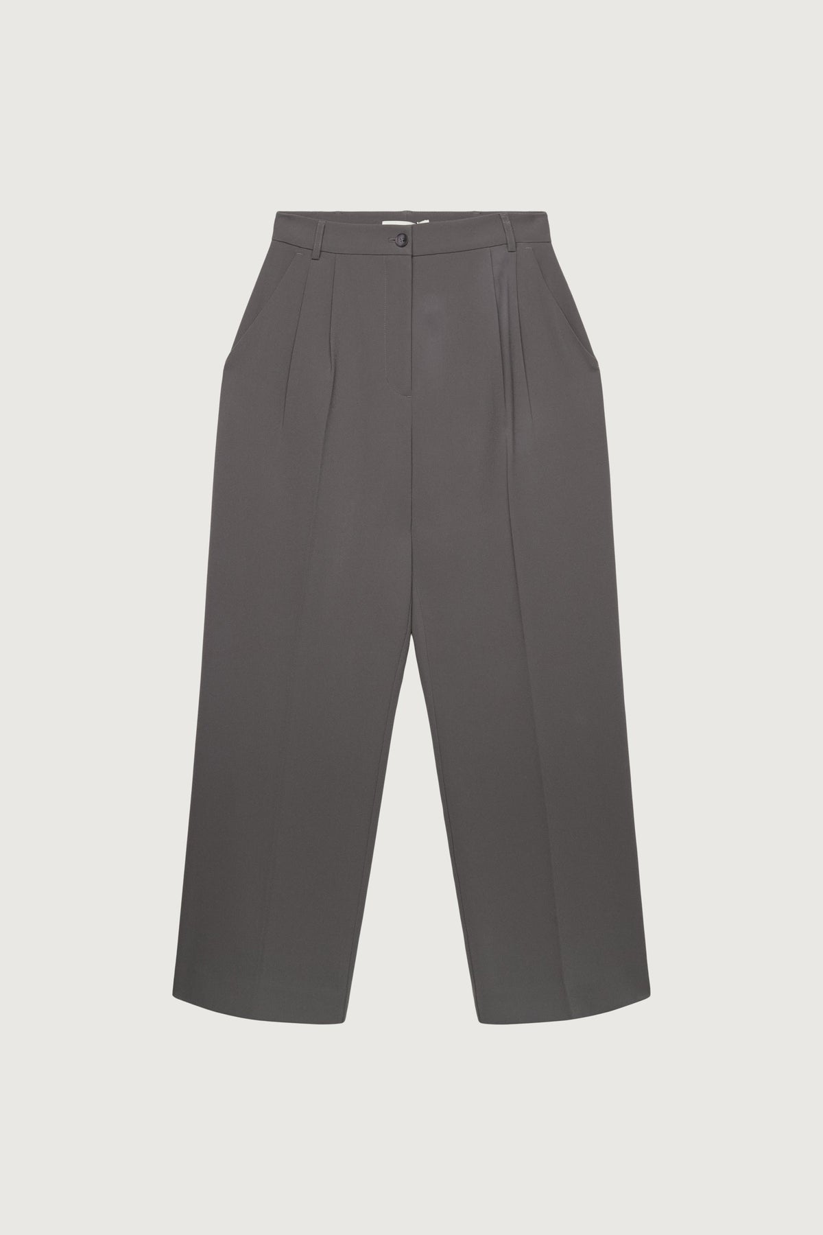 DOUBLE PLEATED WIDE LEG PANT