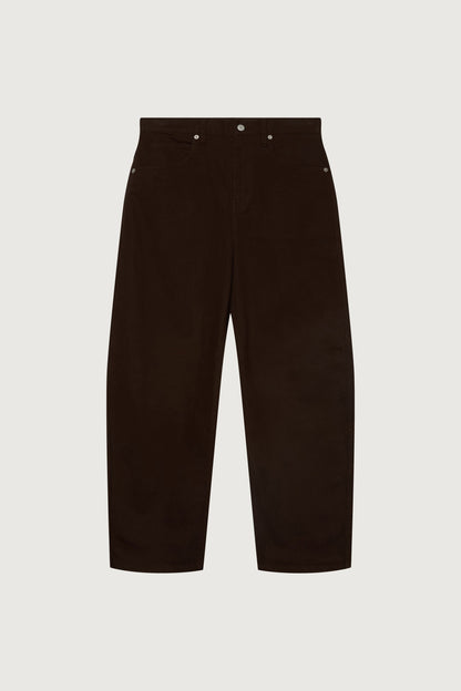 REGULAR LENGTH TWILL BARREL LEG PANT