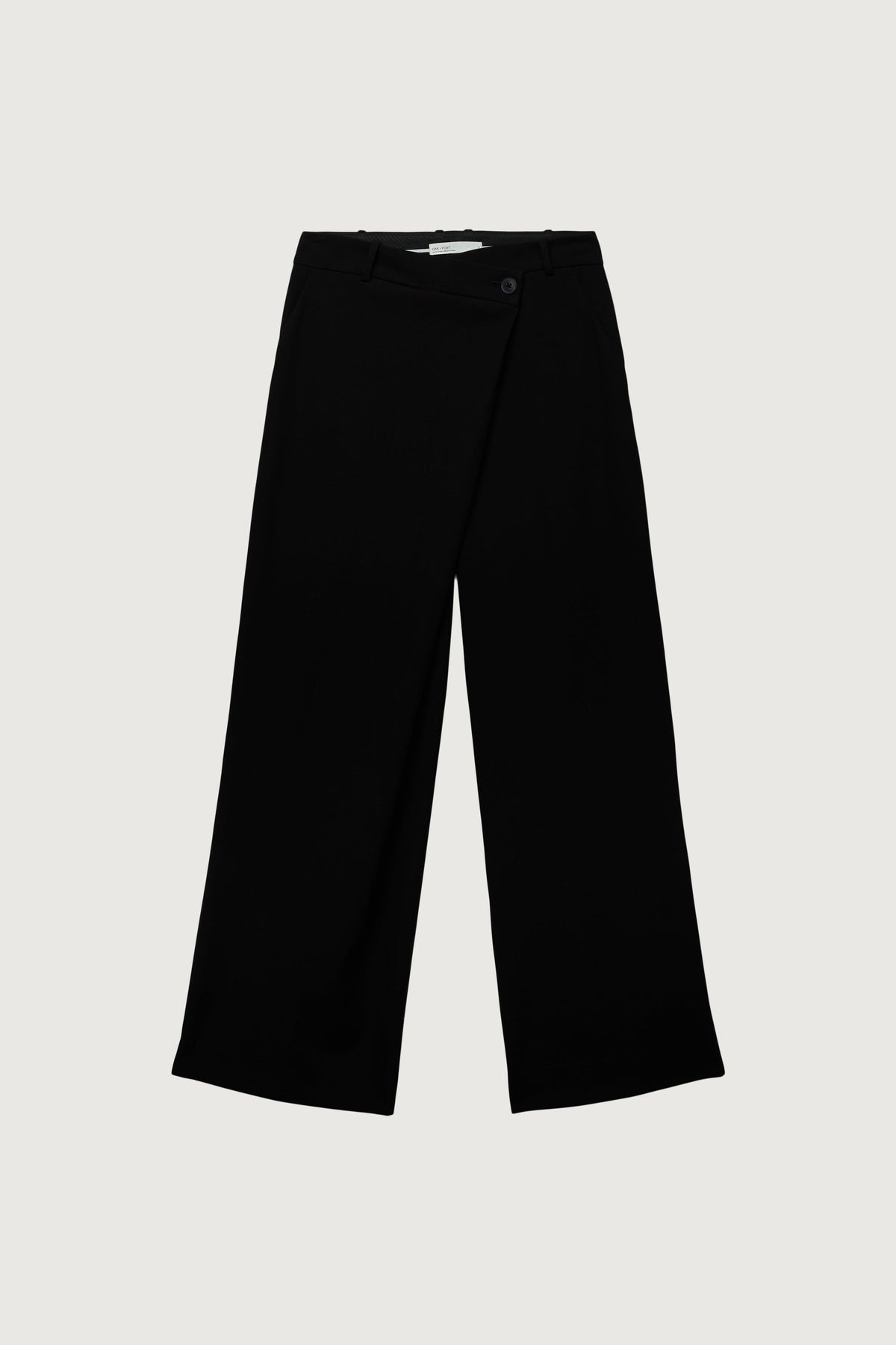 FRONT WRAP STRAIGHT LEG TROUSER