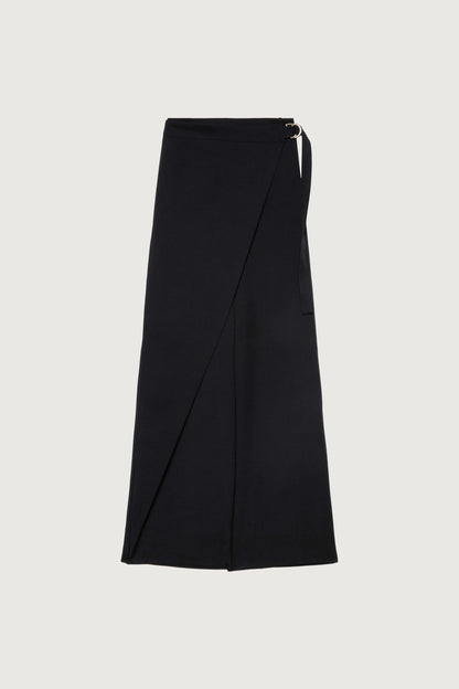 SIDE WRAP STRAIGHT LEG PANTS