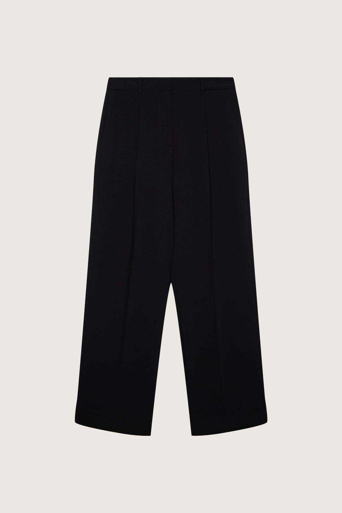 CREPE WIDE LEG TAILORED TROUSER