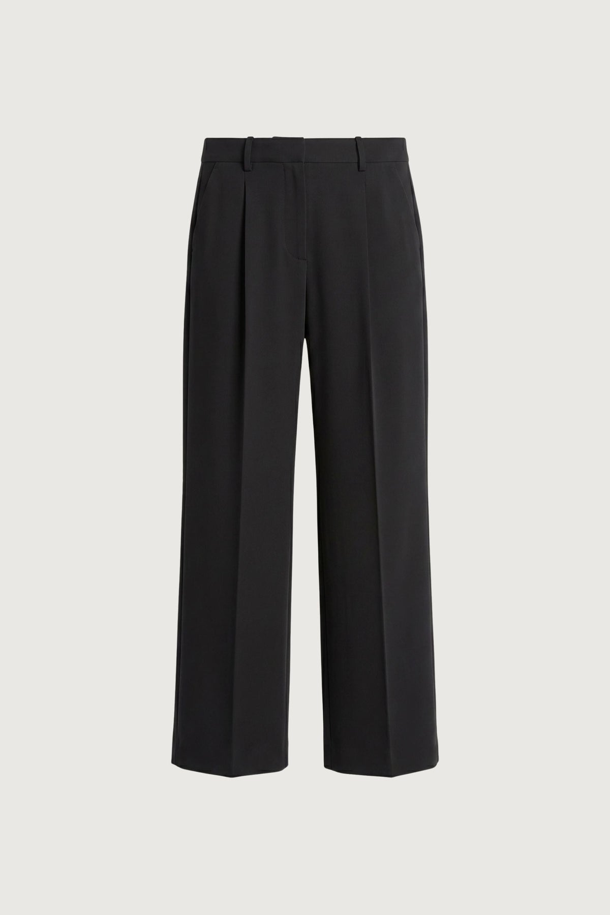 MID-RISE WIDE LEG SUITING TROUSER