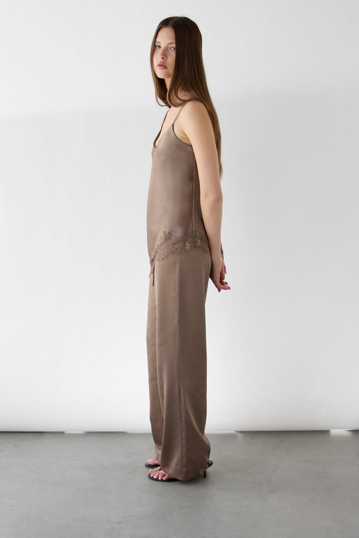 SATIN DRAWSTRING PANT