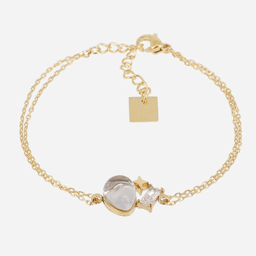 Bracelet Jonc Acier - (SBS25336-01WHT)