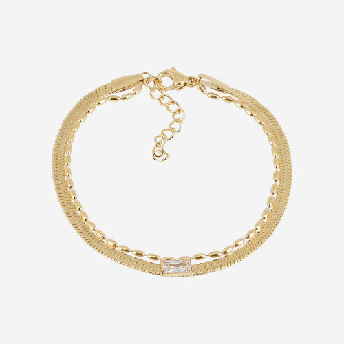 Bracelet Jonc Acier - (SBX25605-01WHT)