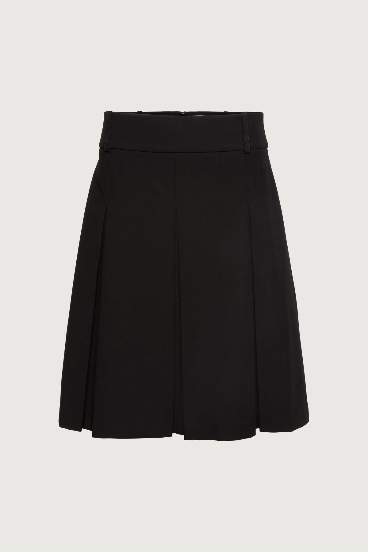 PLEATED MIDI A-LINE SKIRT