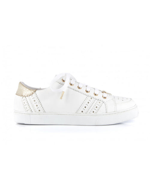 Suzie Lace-Up Sneakers - White