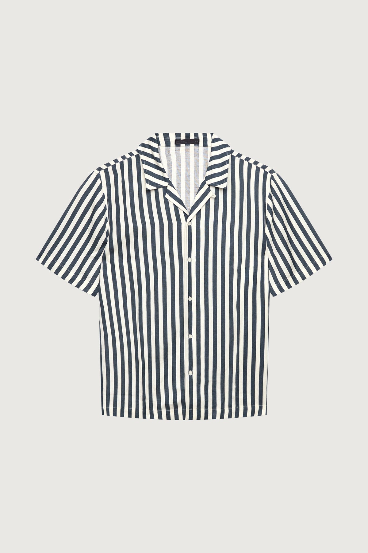 LINEN BLEND BUTTON-UP SHIRT