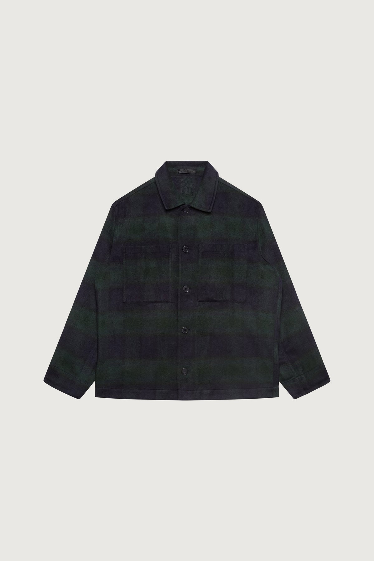 RELAXED FLANNEL BUTTON UP SHIRT