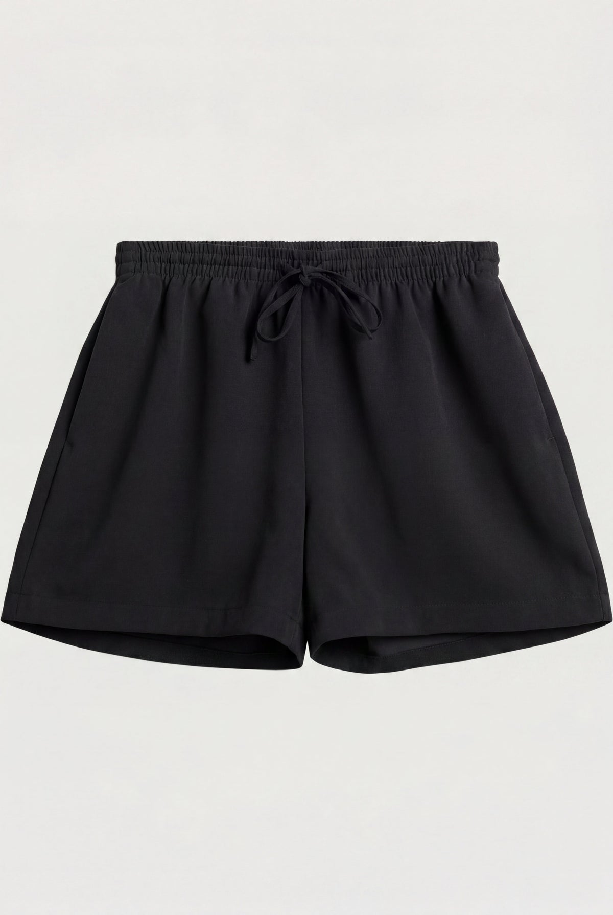 CREPE DRAWSTRING WAIST SHORT