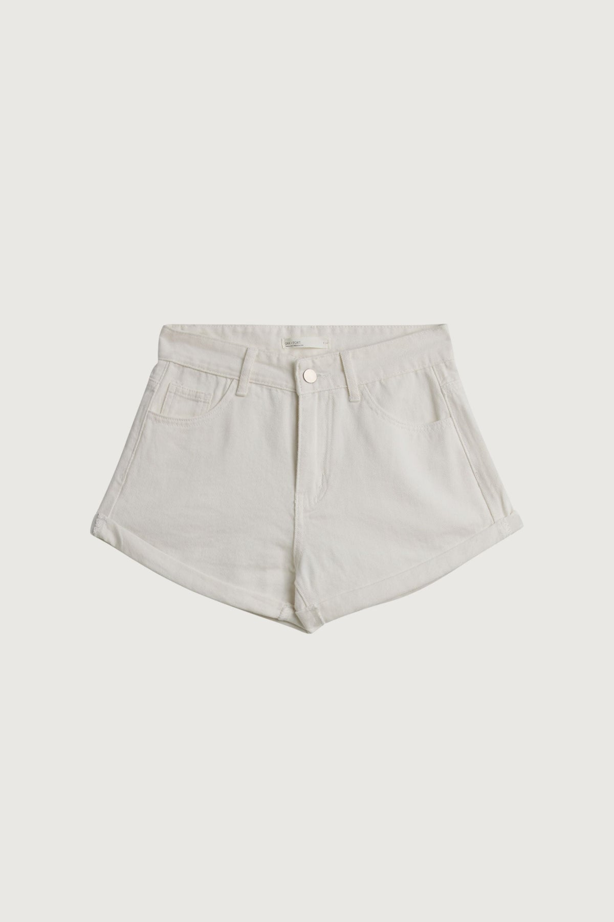 COTTON SHORT WITH CUFF DETAIL