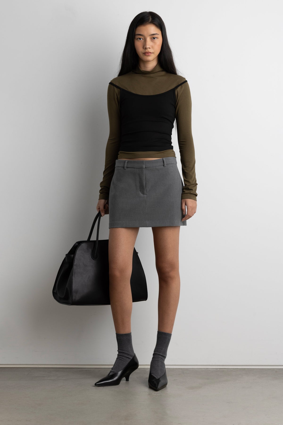 MINI SUITING SKORT