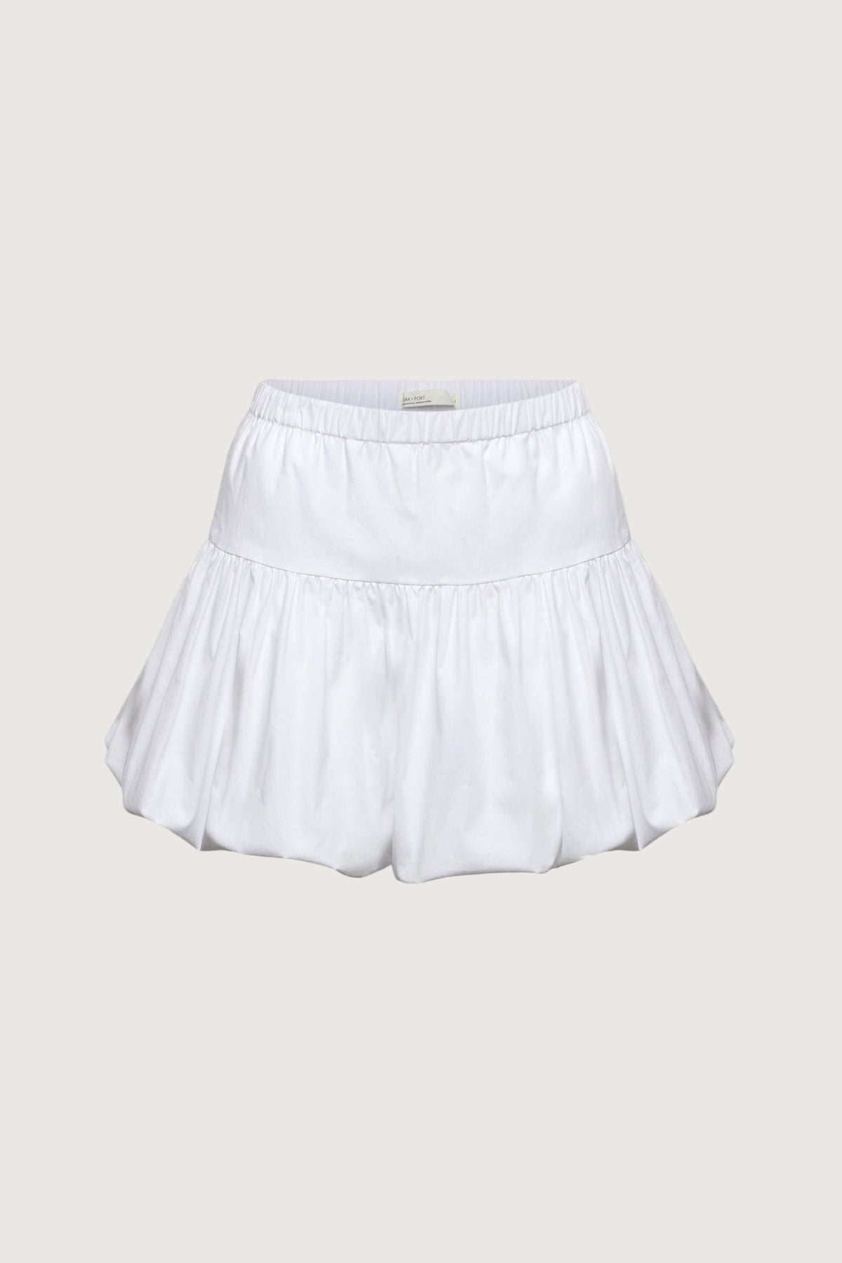 BUBBLE HEM MINI SKIRT