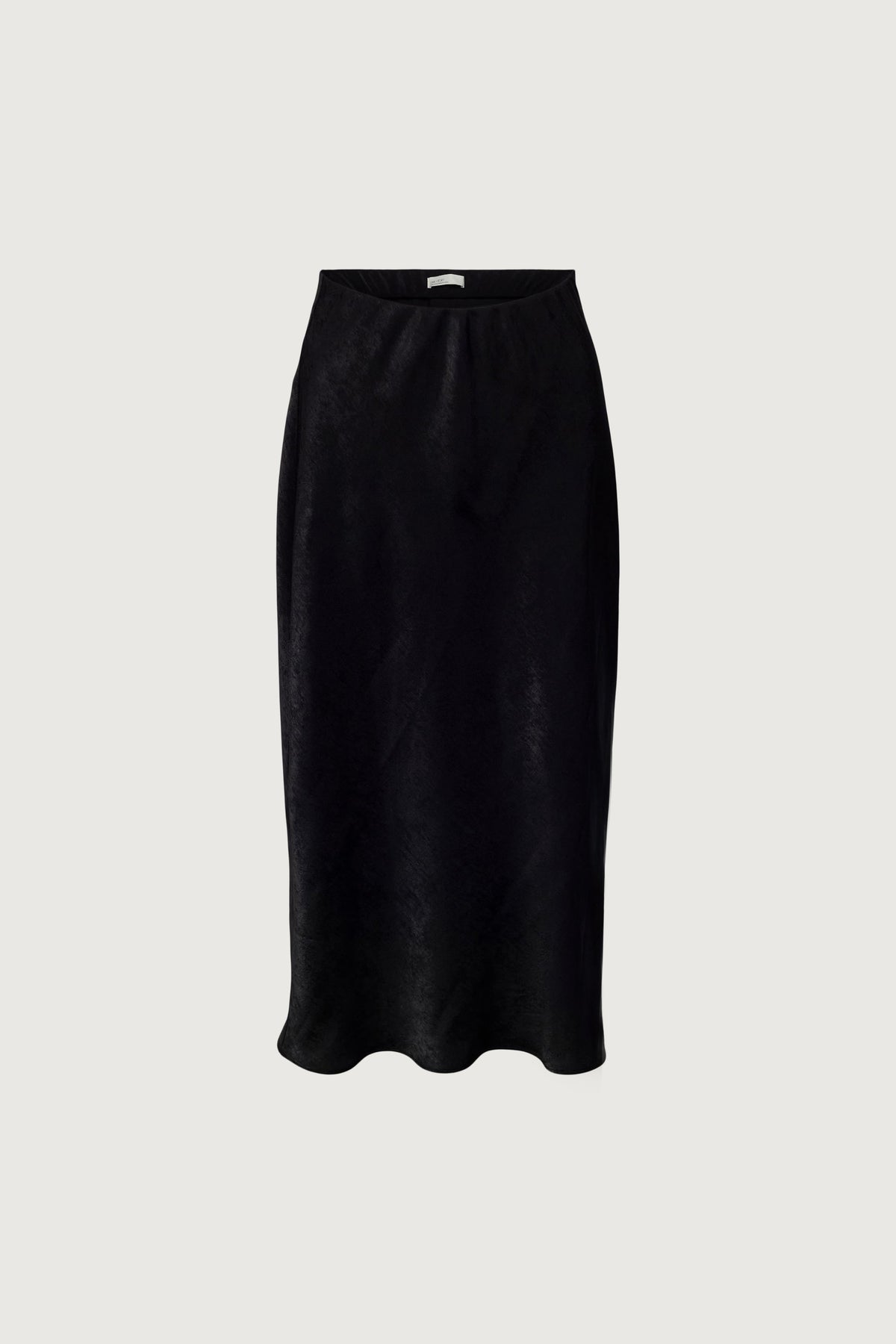 SATIN MIDI SLIP SKIRT
