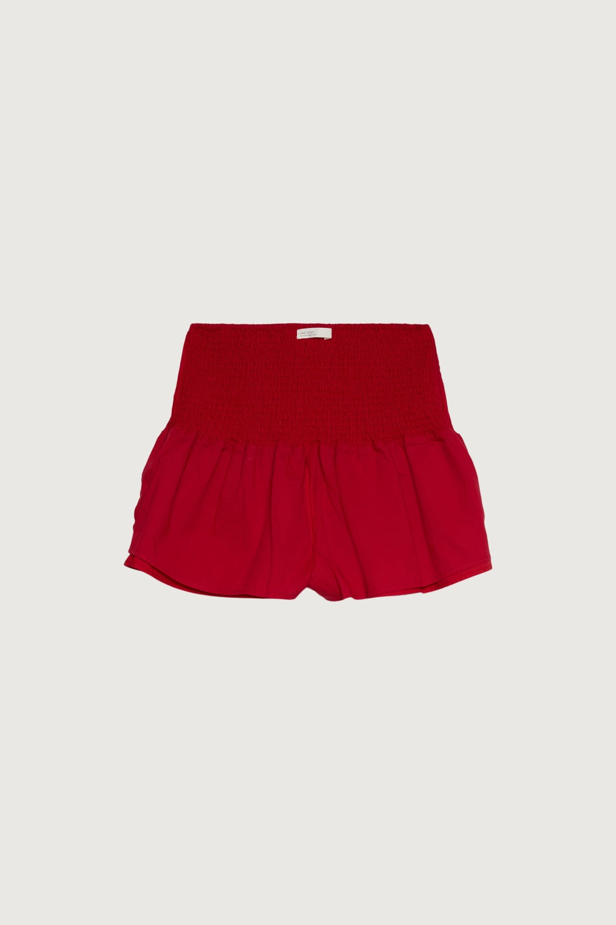 SMOCKED TIERED MINI SKORT