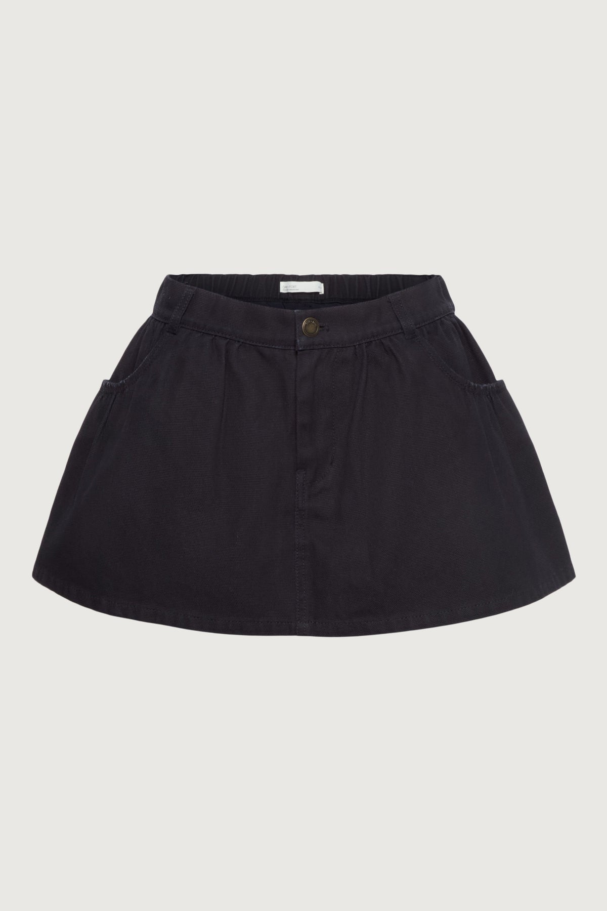 MINI CANVAS PLEATED SKORT