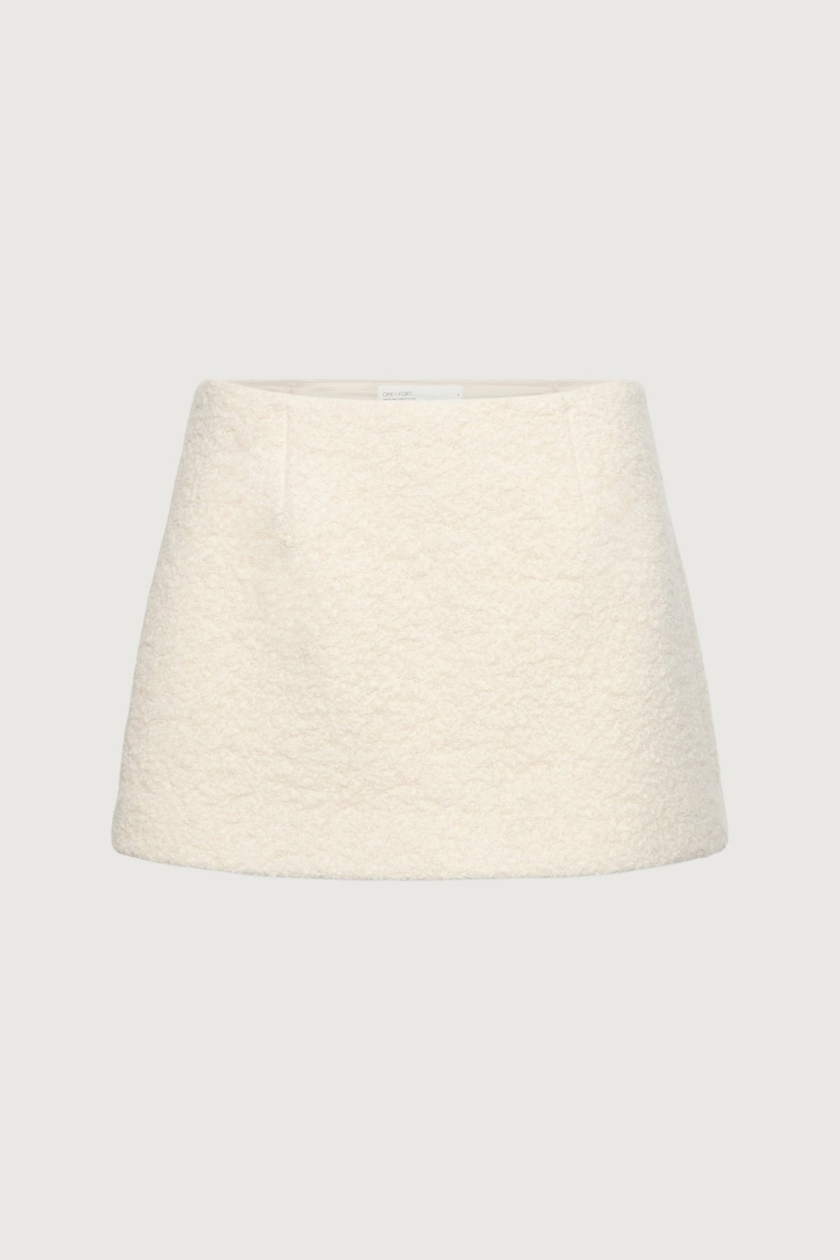 BOUCLE WOOL BLEND MINI SKIRT