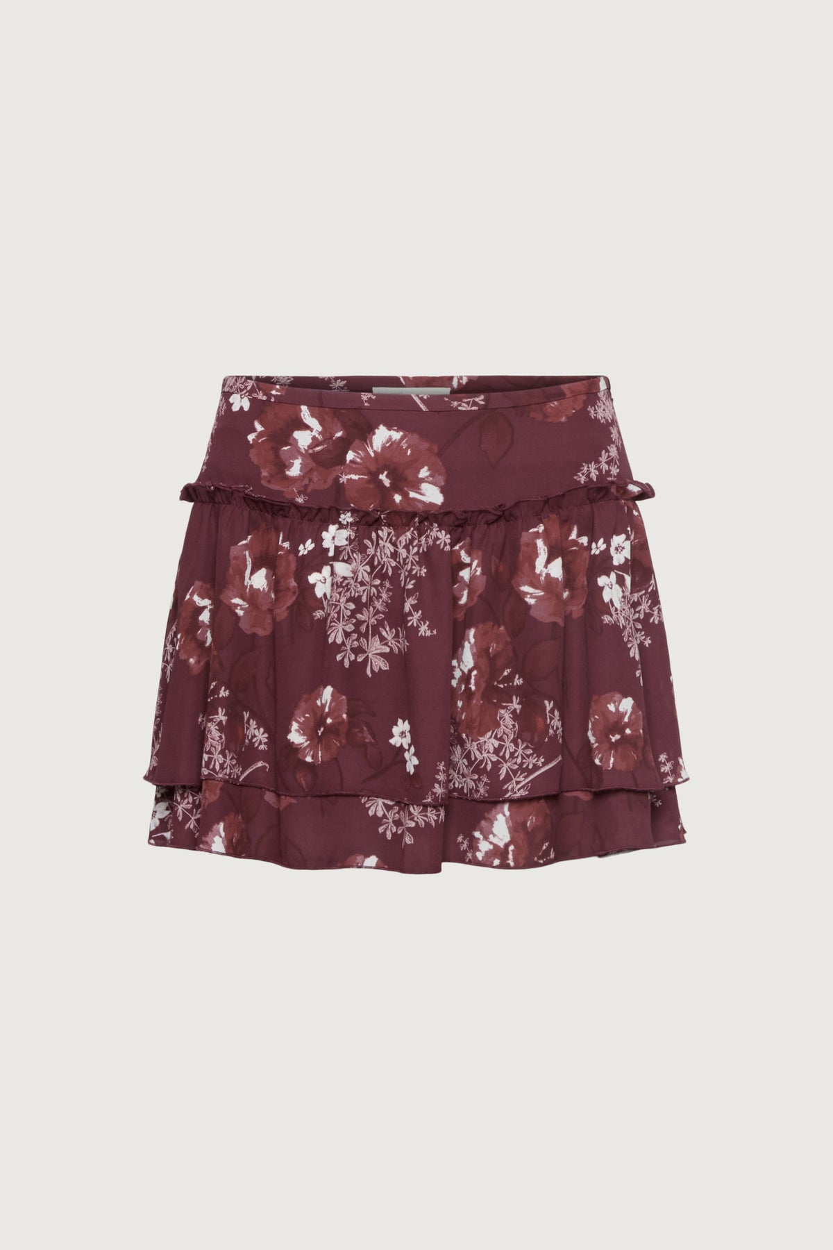 FLORAL PRINT MINI SKIRT