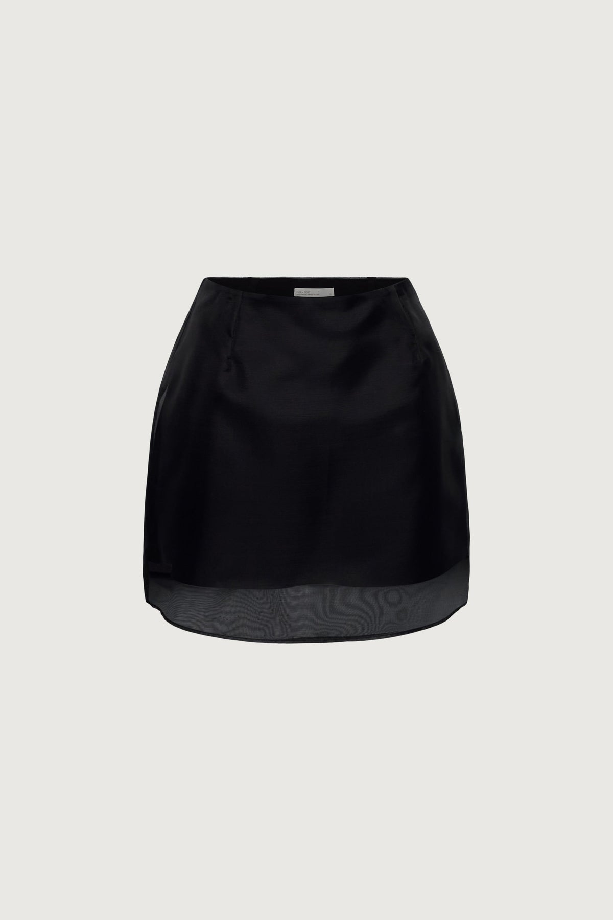 SHEER LAYERED MINI SKIRT