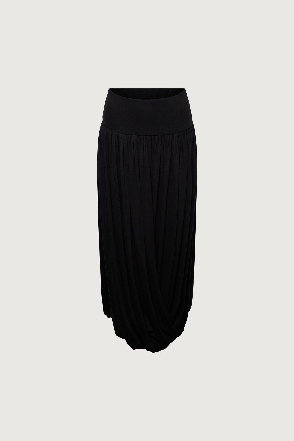 DRAPED MIDI SKIRT