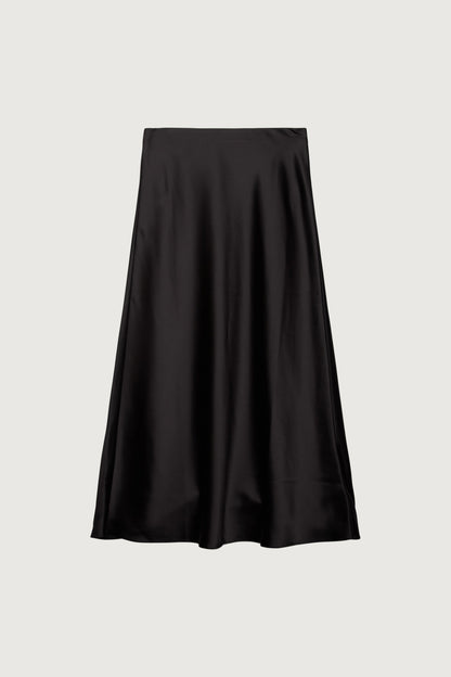 SATIN MAXI SKIRT