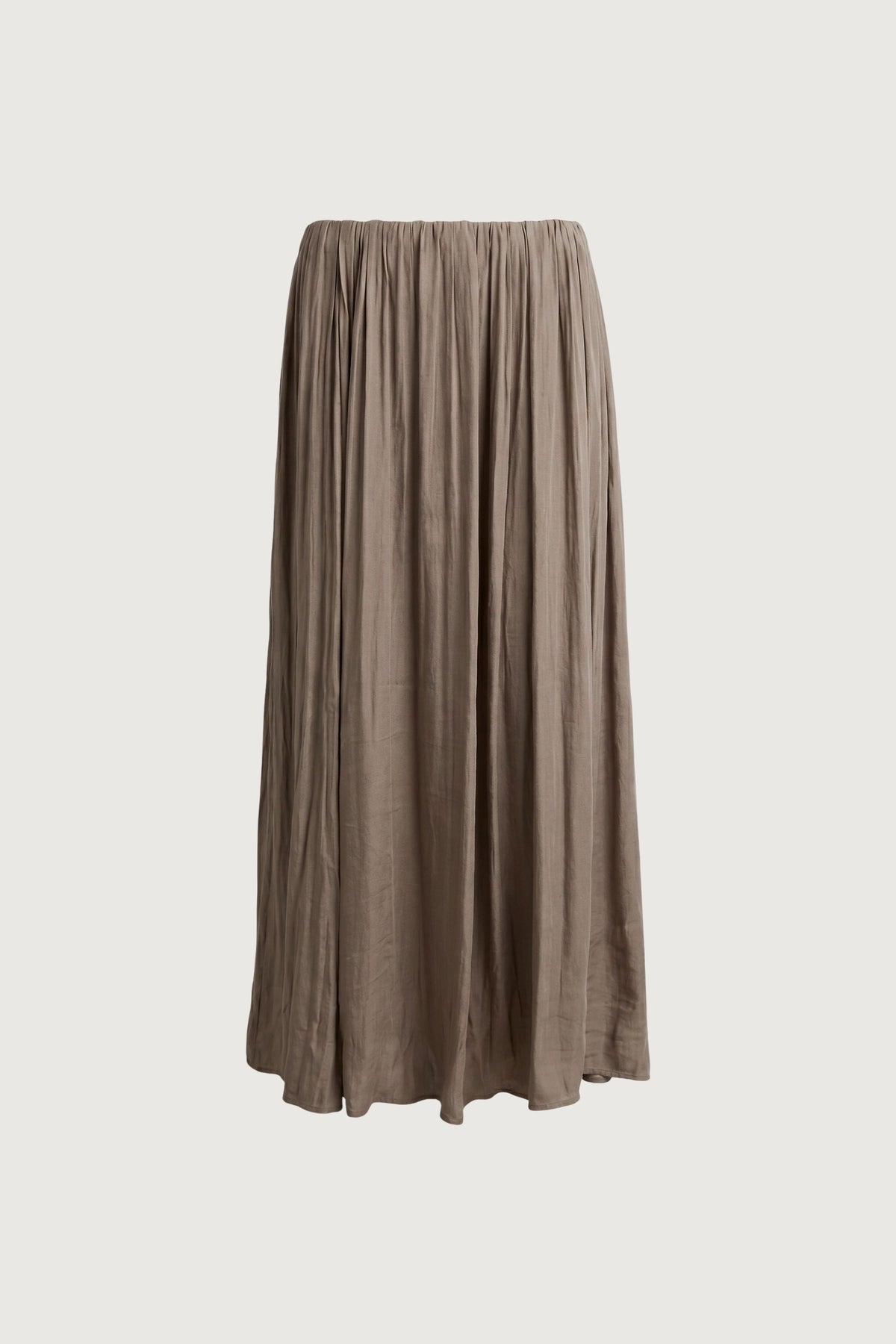 WRINKLE EFFECT MAXI SKIRT