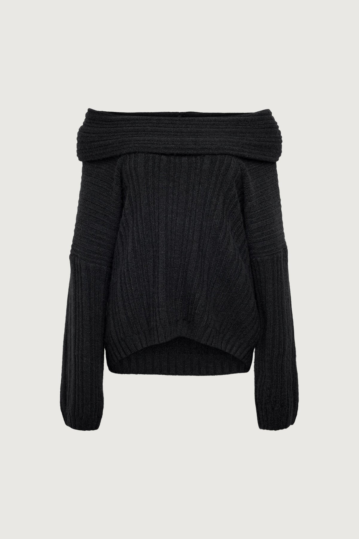 OVERSIZED SLOUCHY OFF THE SHOULDER SWEATER