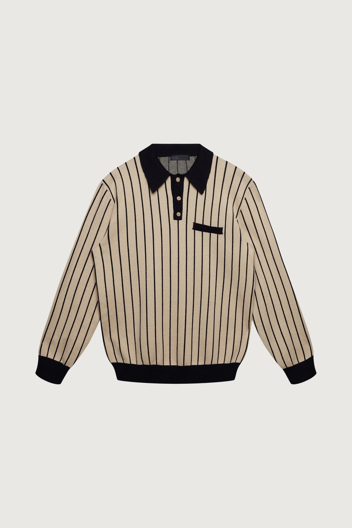 STRIPED RUGBY SWEATER
