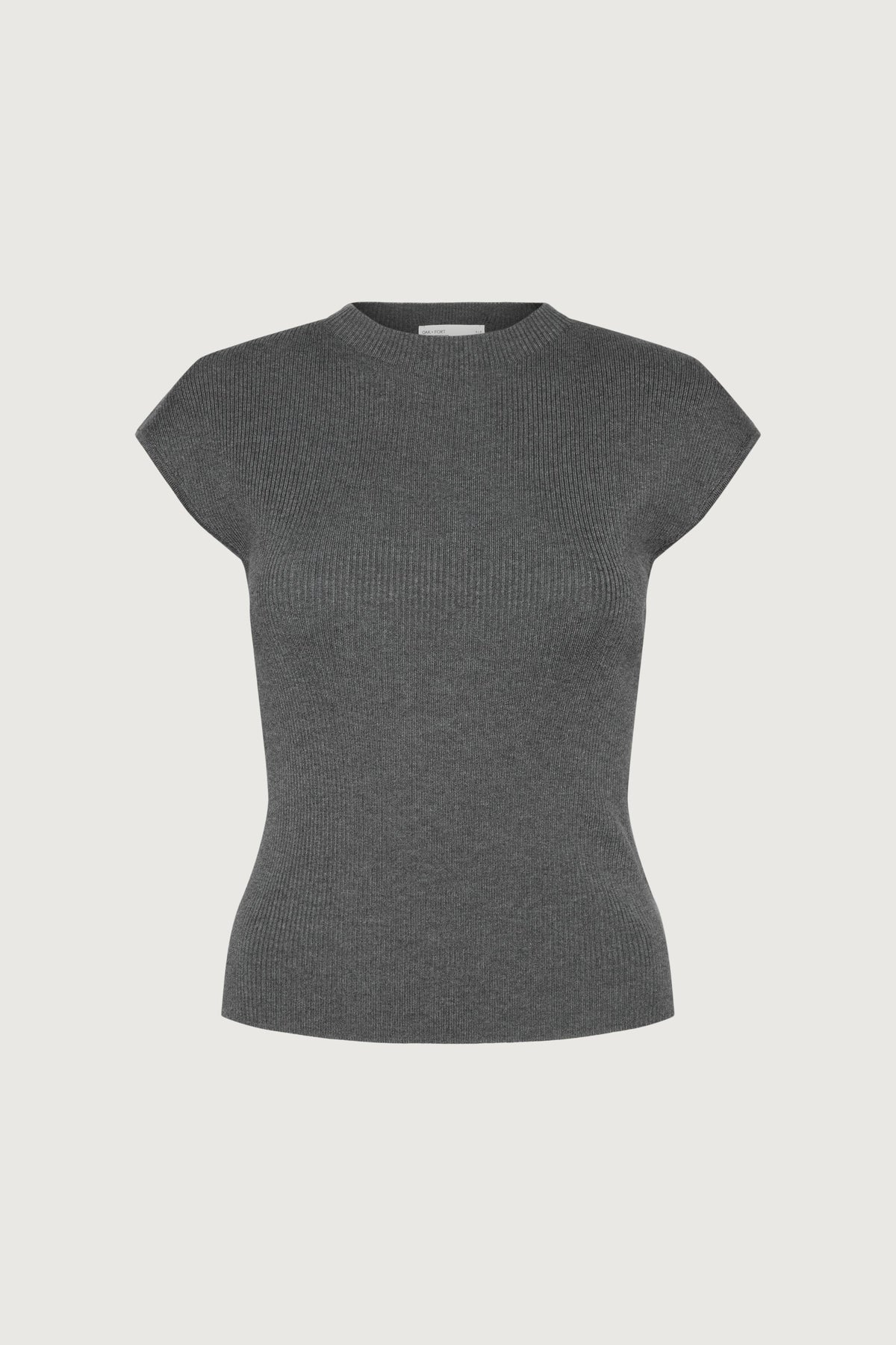 KNIT MOCKNECK TOP