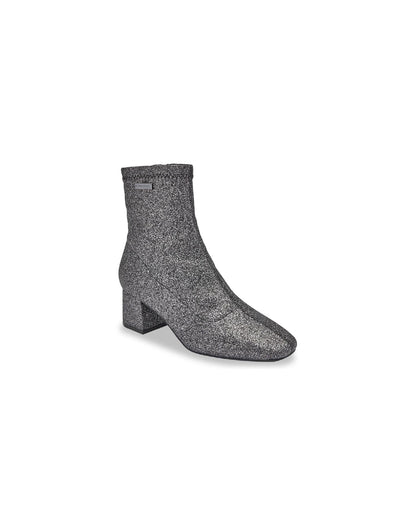 Danita Heeled Ankle Boots - Sparkly Black