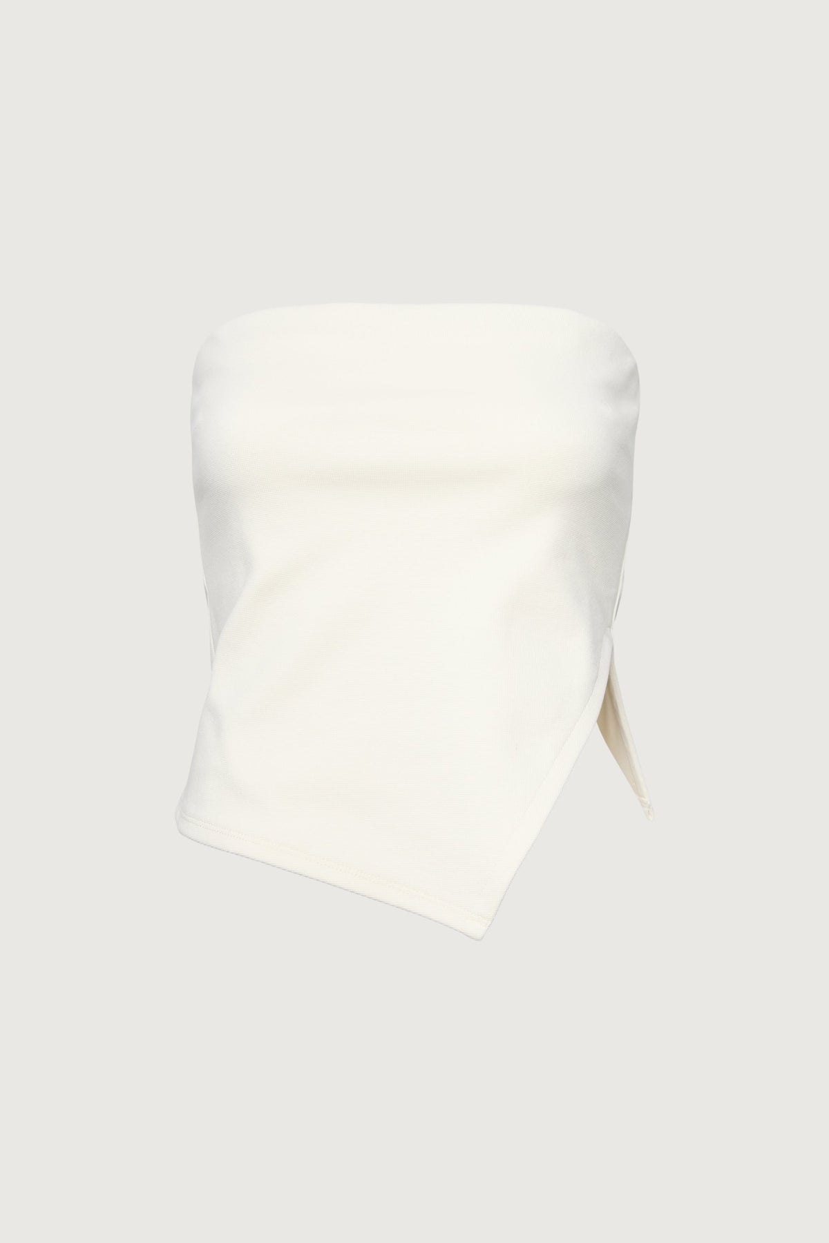 CROPPED TUBE TOP WITH SIDE SLIT
