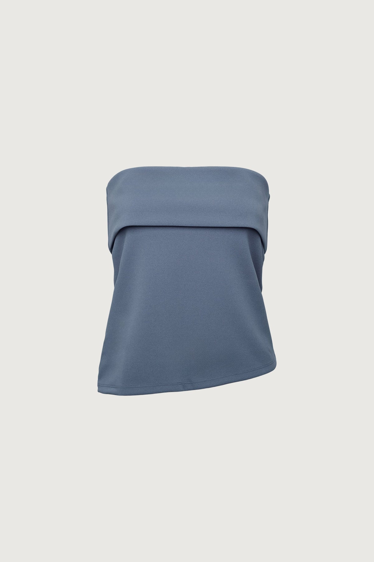 TUBE TOP WITH FOLD-OVER DETAIL