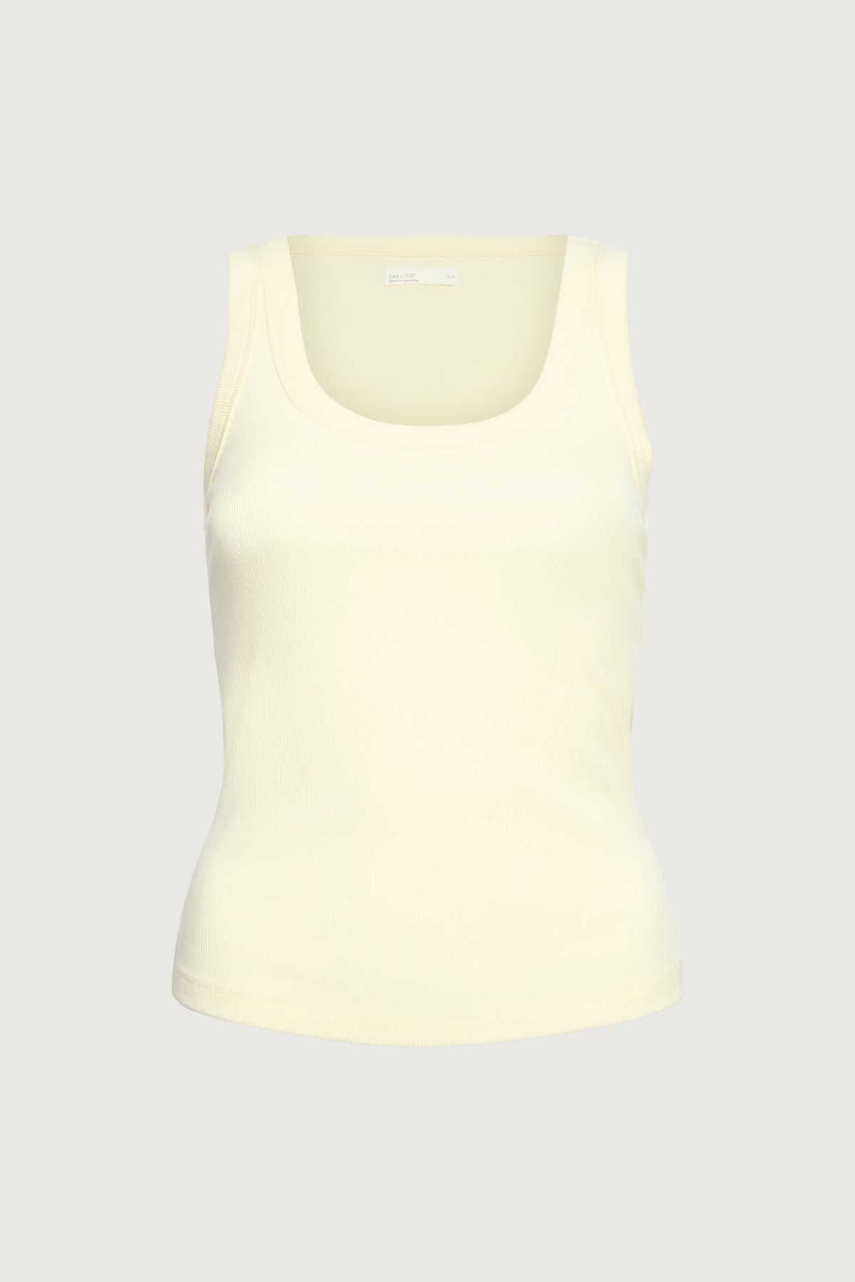 RIBBED MODAL SCOOP NECK TANK TOP