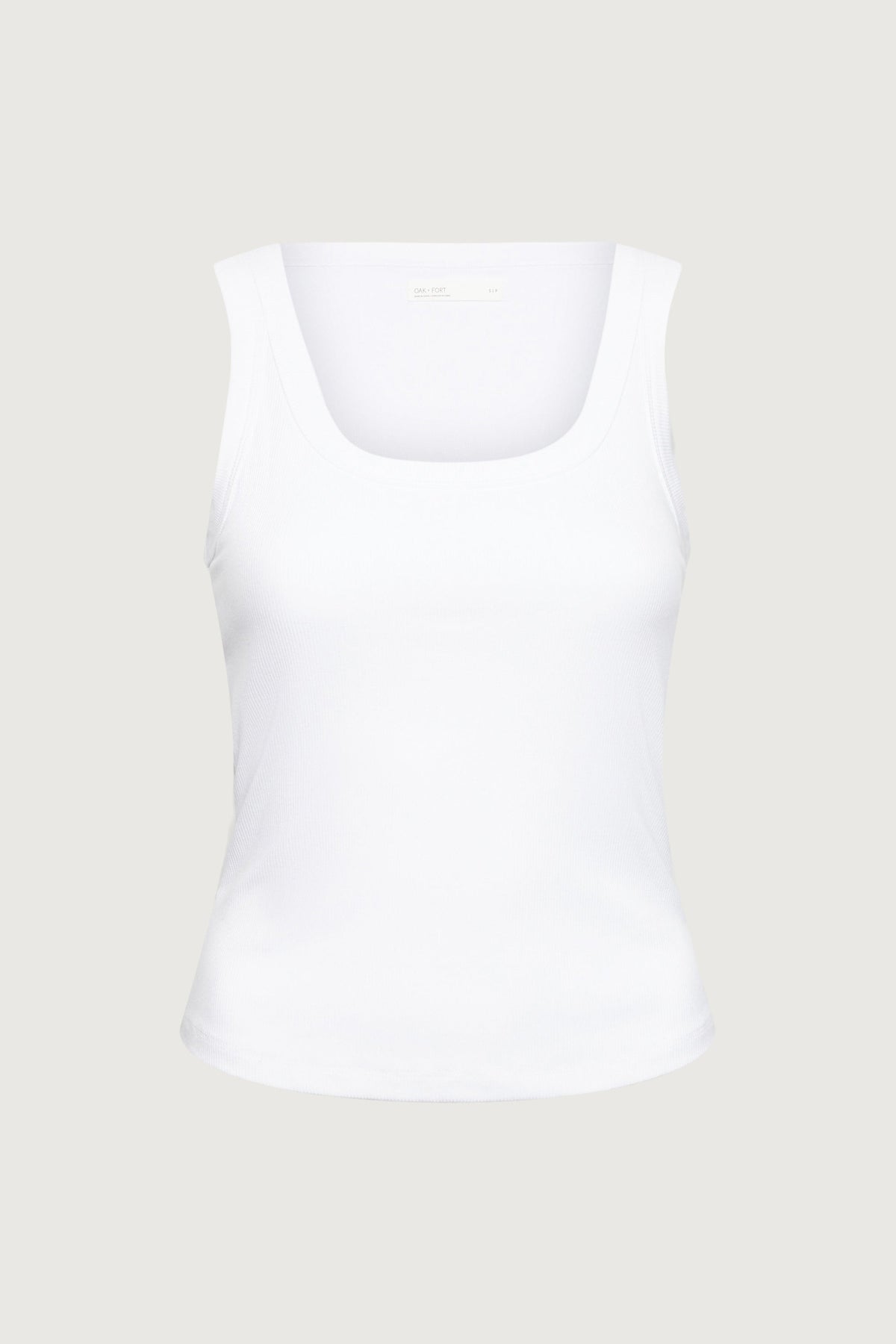 RIBBED MODAL SCOOP NECK TANK TOP