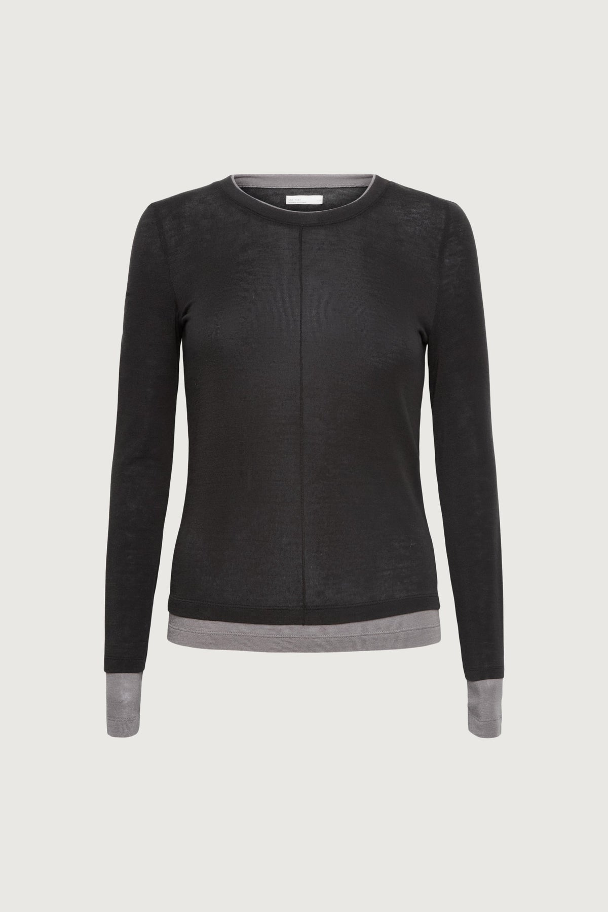 LAYERED EFFECT LONG SLEEVE TOP