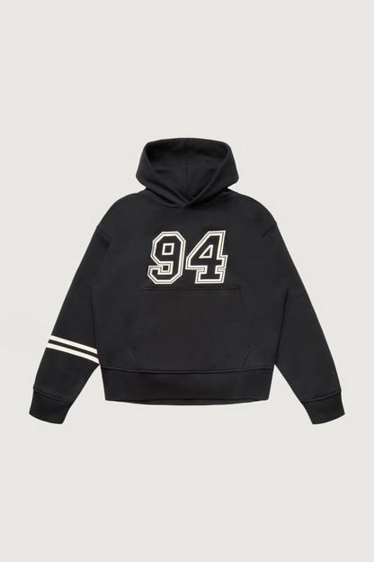 RELAXED VARSITY GRAPHIC HOODIE
