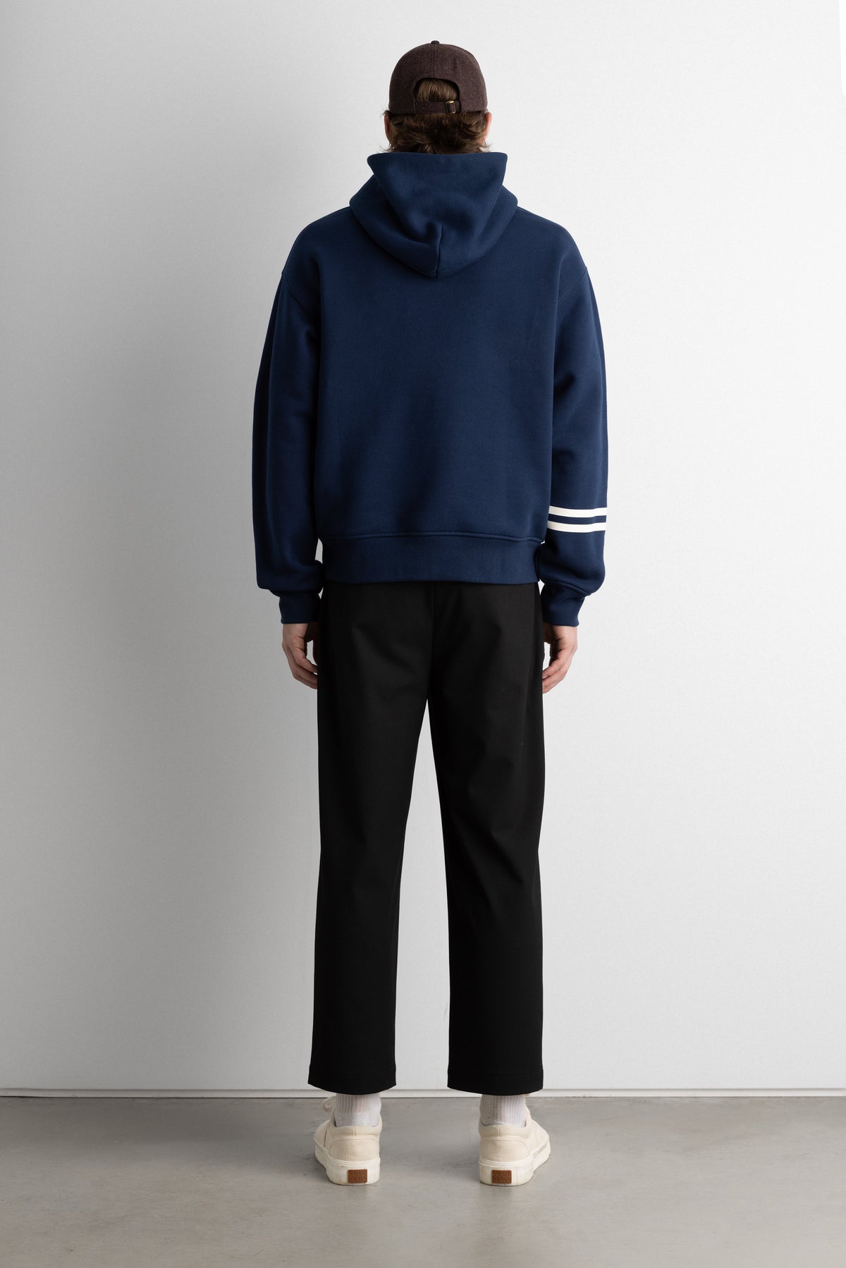 RELAXED VARSITY GRAPHIC HOODIE