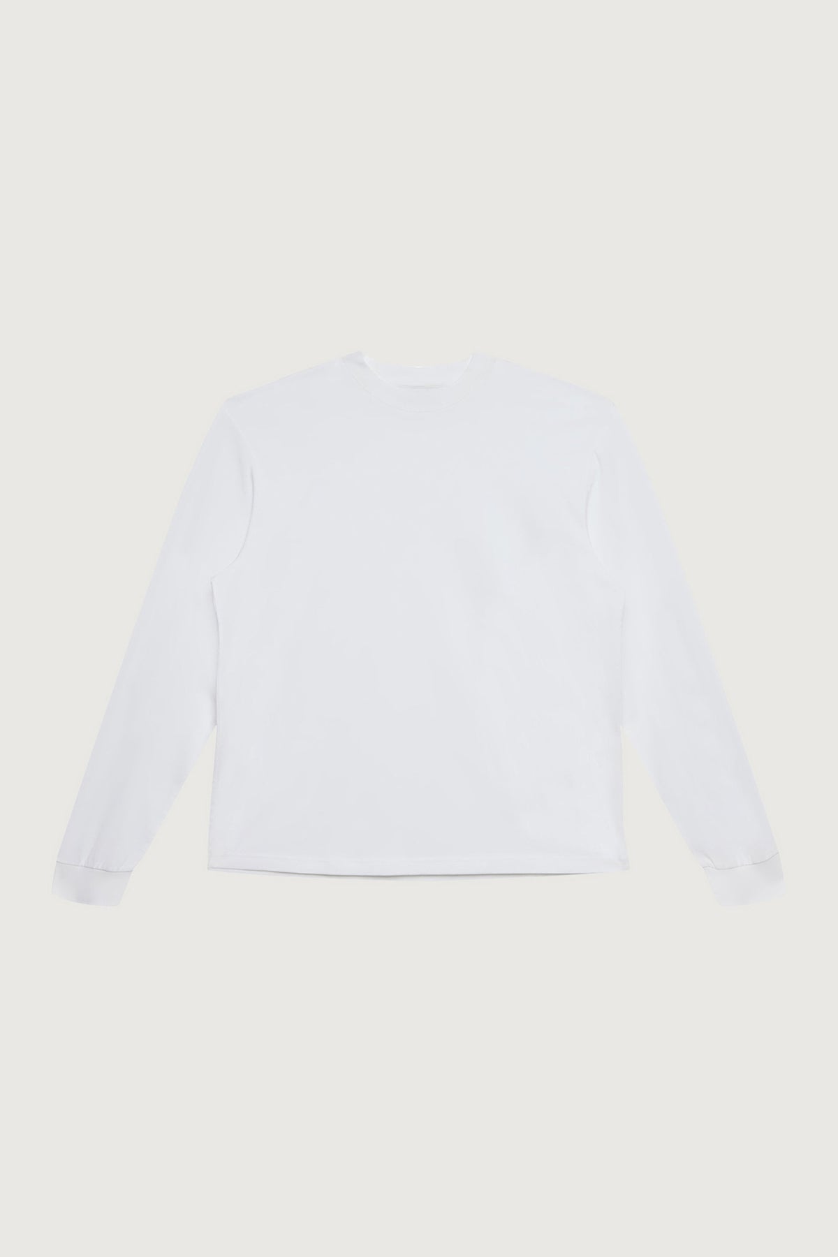 RELAXED LONG SLEEVE CREWNECK T-SHIRT