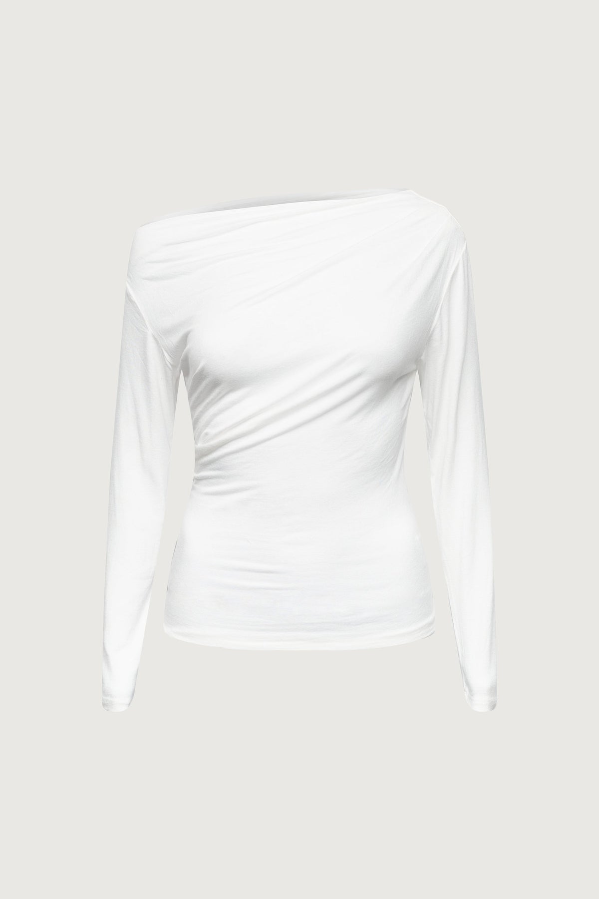 GATHERED OFF SHOULDER TOP