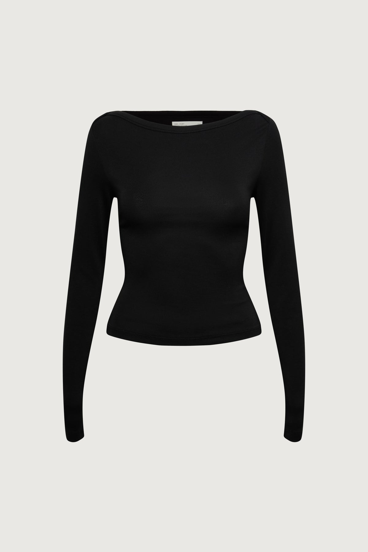 BOAT NECK LONG SLEEVE TOP