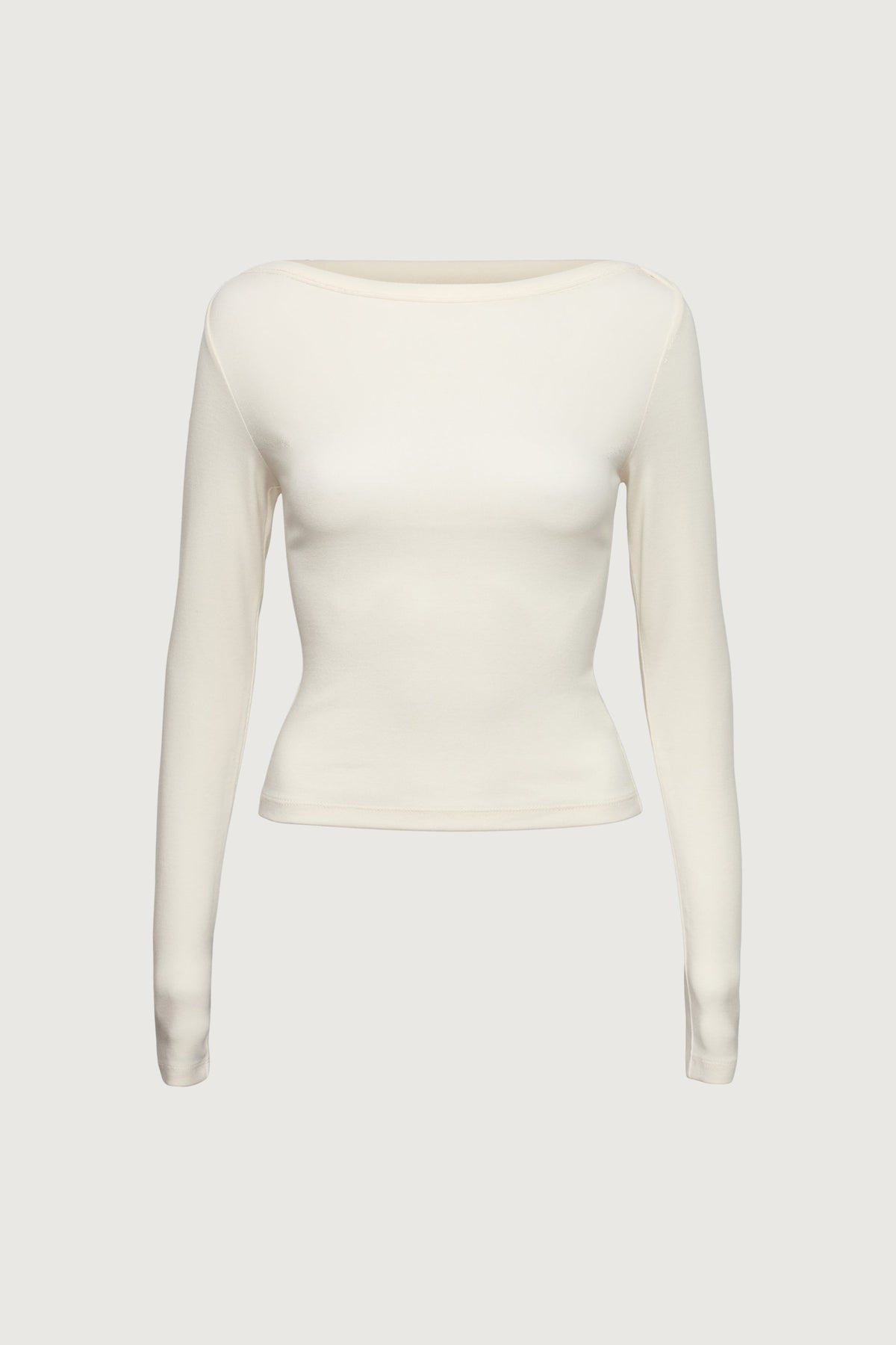 BOAT NECK LONG SLEEVE TOP