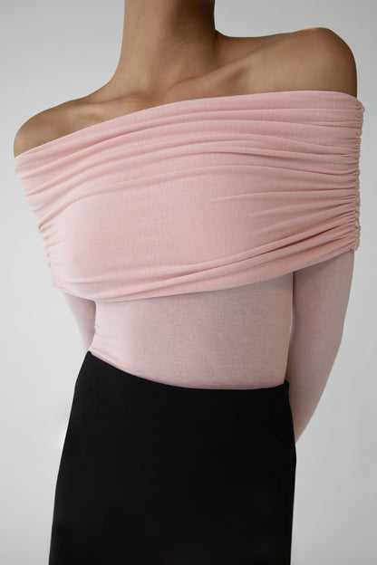 OFF THE SHOULDER FOLD-OVER TOP