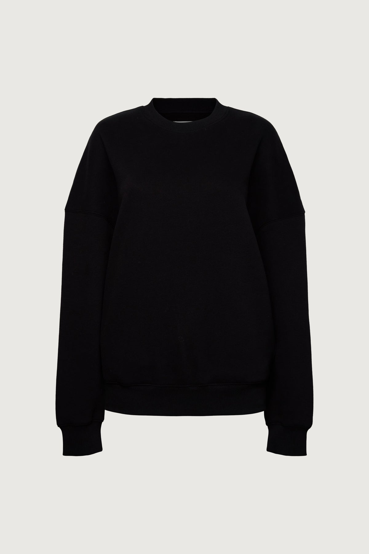 FLEECE STUDIO CREWNECK SWEATSHIRT WITH POCKETS
