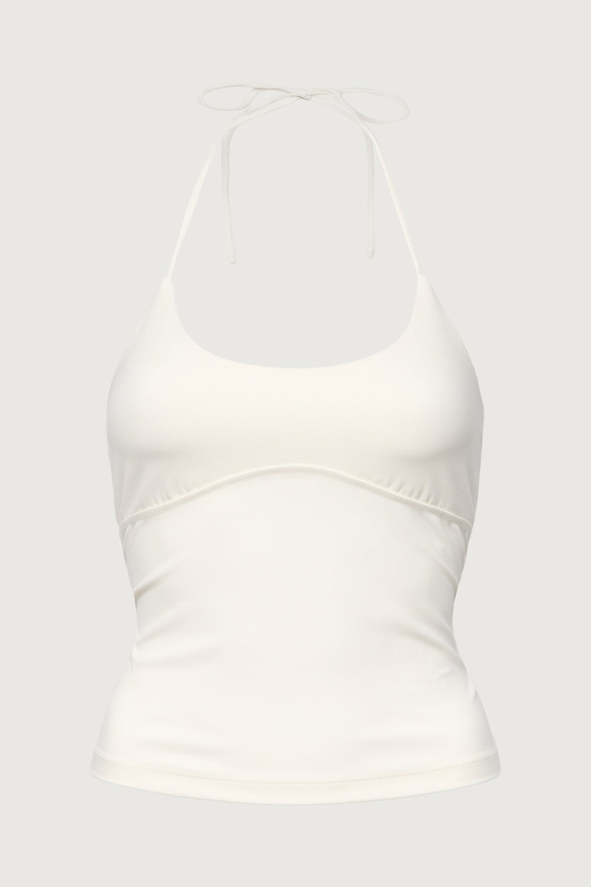 SCOOP NECK HALTER TOP