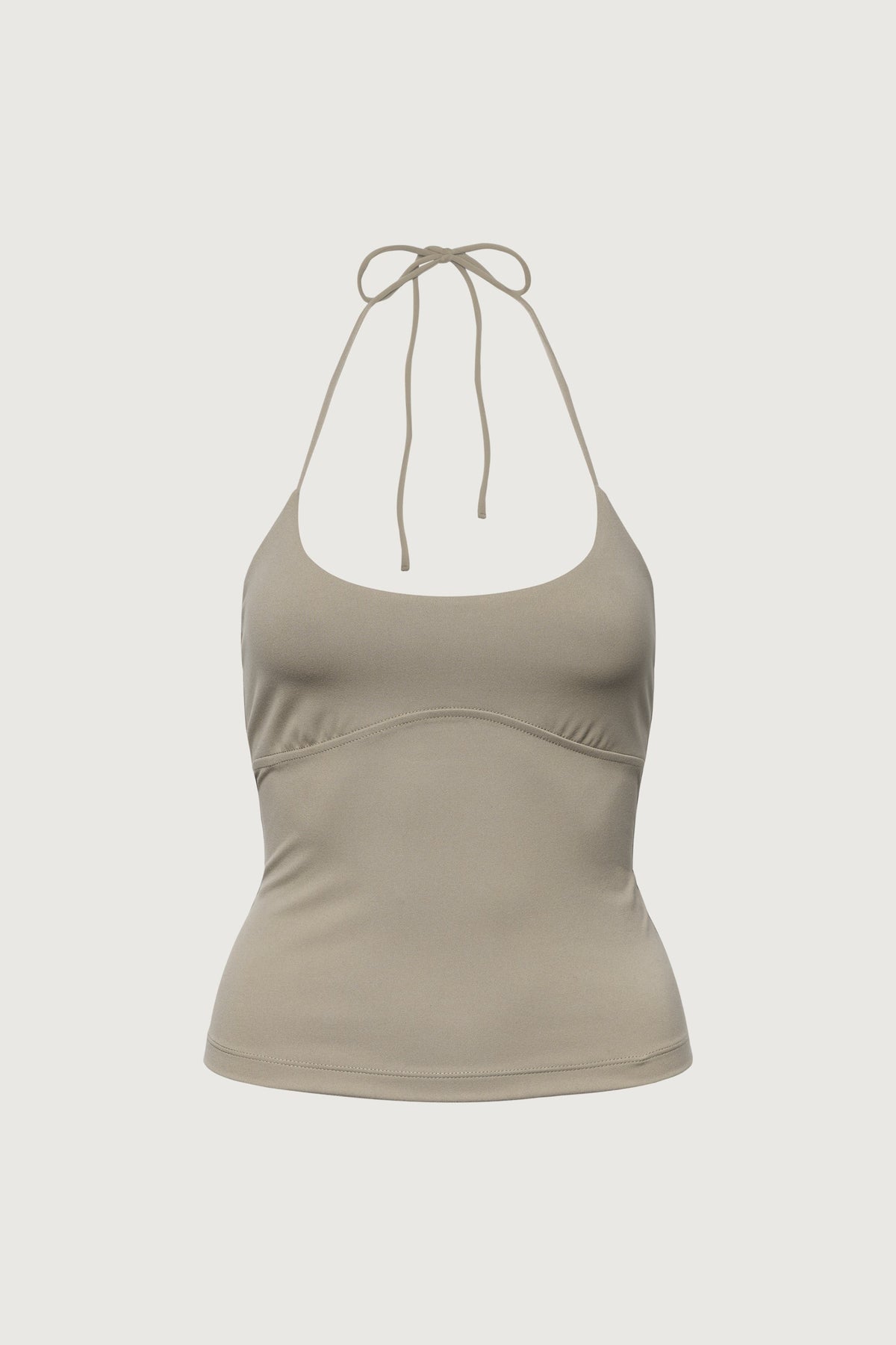 SCOOP NECK HALTER TOP